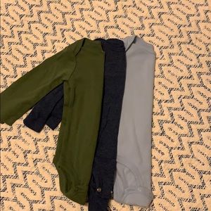 Carters long sleeved body suits